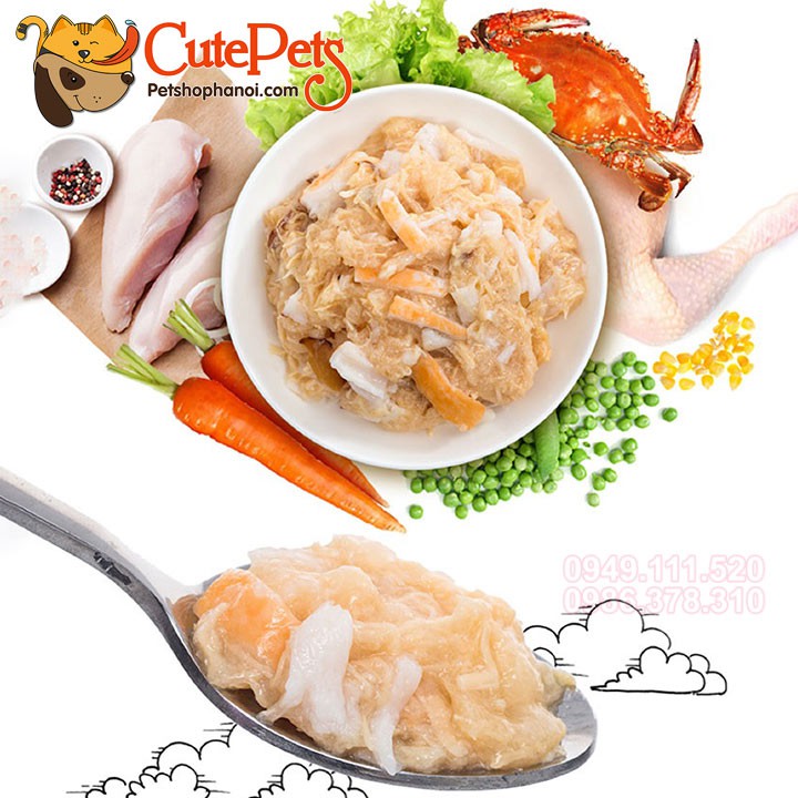 Pate Wanpy 80g dành cho mèo - Petshop Hà Nội thức ăn mèo