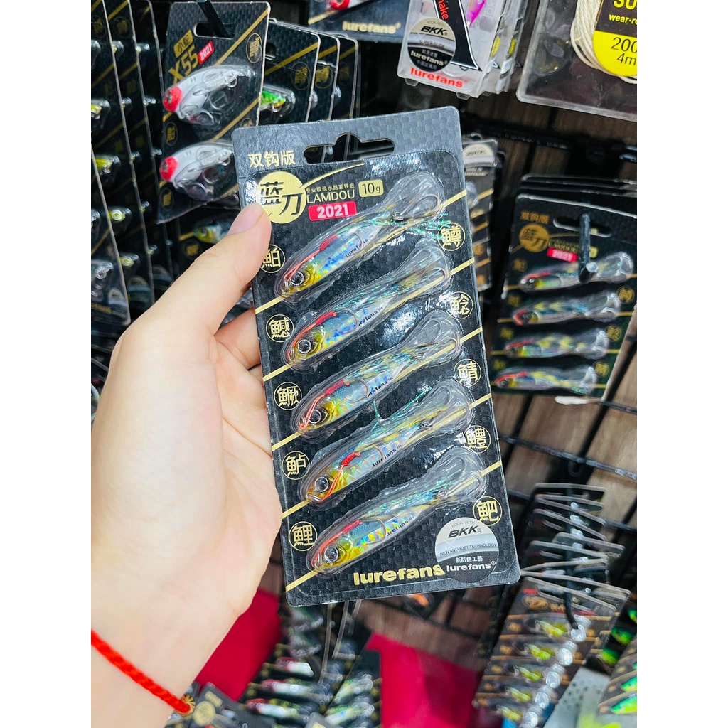 Mồi giả , mồi câu lure , câu biển JIG LAMDOU siêu nhạy cá lóc, cá chẽm