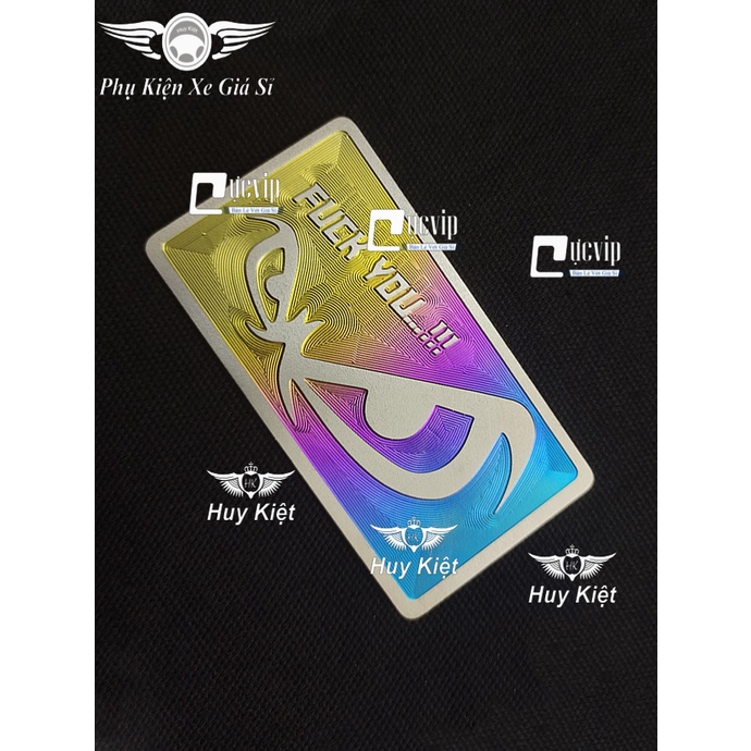 [Rẻ Vô Địch] Tem Titan You Dán Nắp Nước Và Nhiều Vị Trí Khác Trên Xe Sẵn Keo Dán 3m Mặt Sau 4539