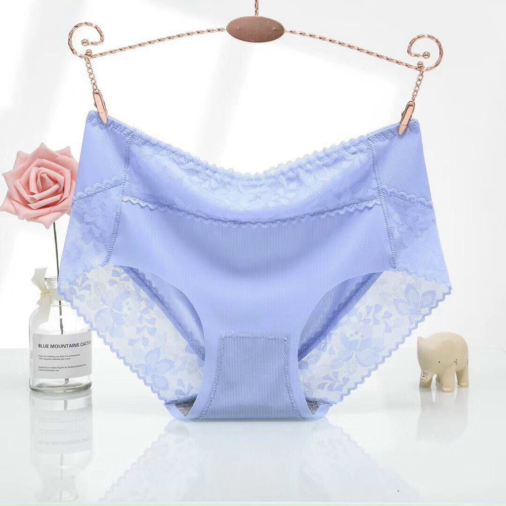 Quần lót su mềm , quần chip nữ pha ren QL65 mông 90cm đến 95cm không gian eva KGE | BigBuy360 - bigbuy360.vn