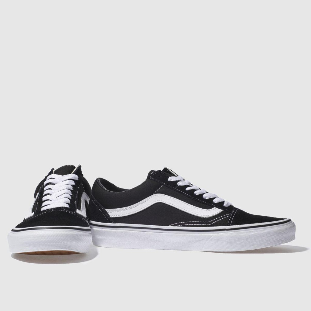 Giày Sneaker Vans Big Size Old Skool Đen Viền Trắng