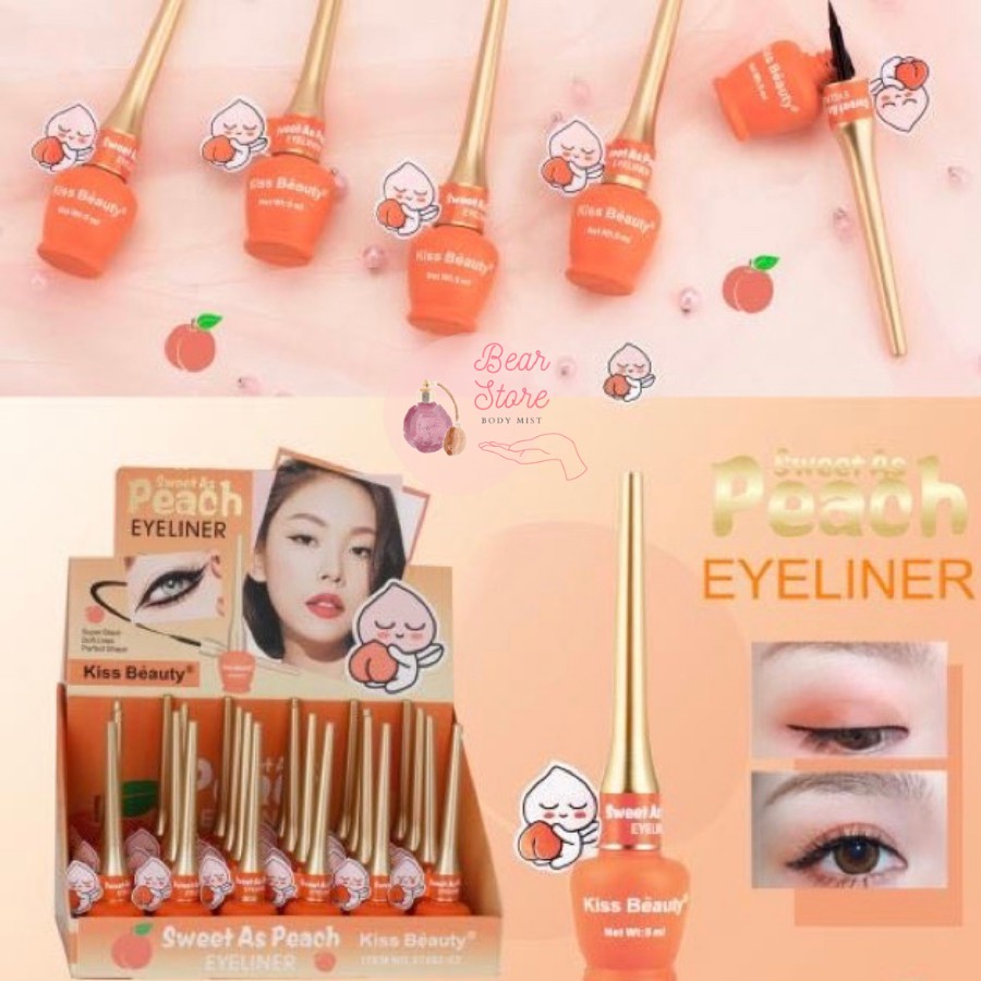 Bút Kẻ Mắt Đào Eyeliner Kiss Beauty Giúp Mắt To Tròn Hàng Nội Địa Trung Cao Cấp | BigBuy360 - bigbuy360.vn