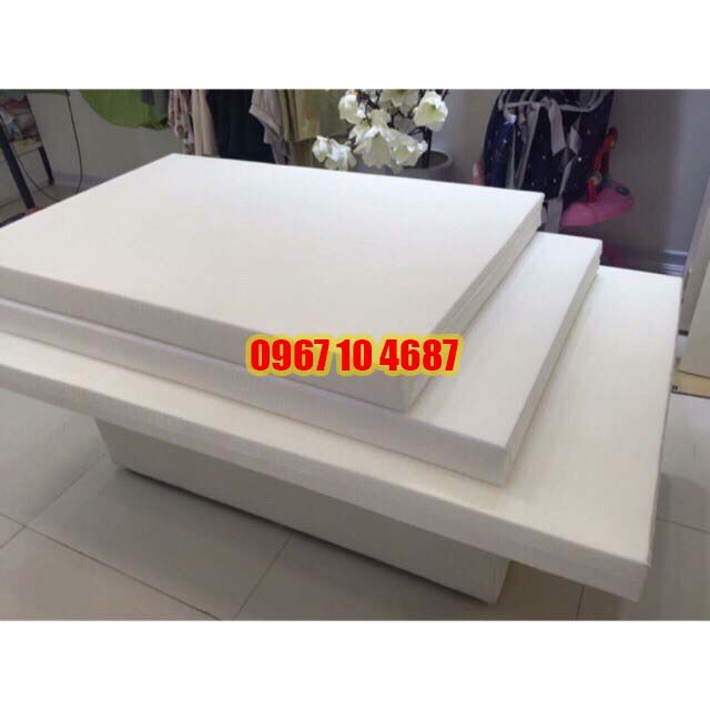 Nệm cho trẻ em, Đệm cũi cho bé, đàn hồi tốt, giúp bé ngủ ngon và phát triển xương toàn diện 70x130x3 cm