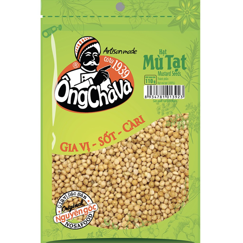 HẠT MÙ TẠT VÀNG Ông Chà Và 110gram (Mustard seed)