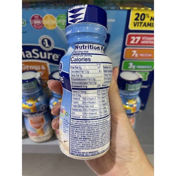 Combo 6 chai Pediasure vani Optigro Plus  237ml của Mỹ