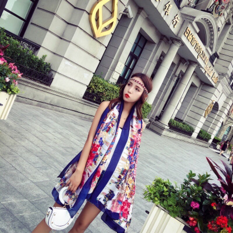 Khăn Choàng Đa Năng Tơ Mượt Khổ Lớn 180*95cm - Hàng Nhập Quảng Châu - Lucky Girl shop