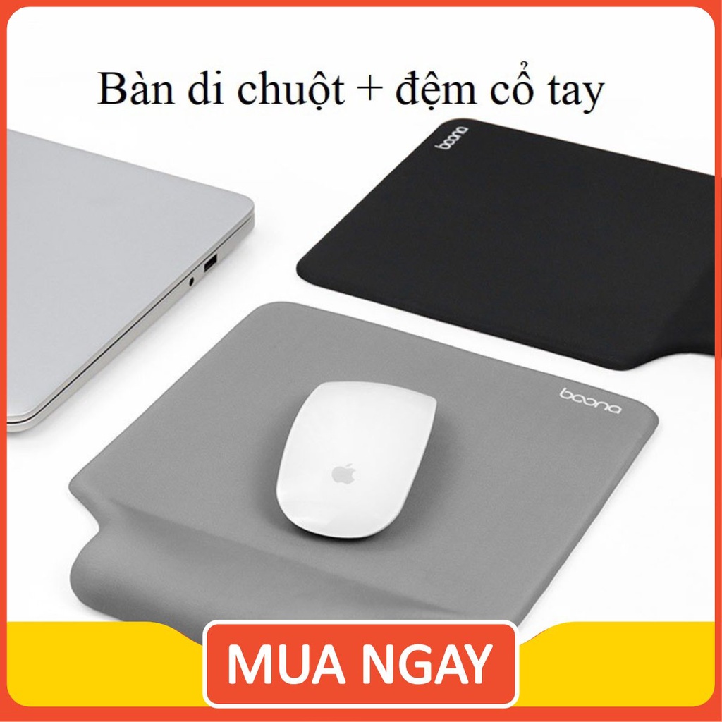 Bàn di chuột, kiêm miếng đệm masage kê tay 2 in 1 tiện lợi Baona (Boona)