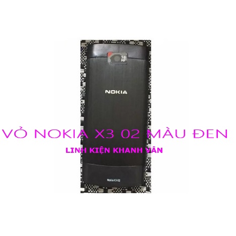 VỎ NOKIA X3 02 MÀU ĐEN