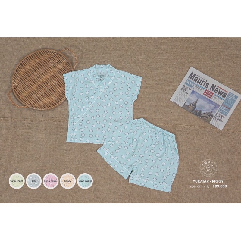 Hrnee Bộ yukata cho bé 6M đến 4Y