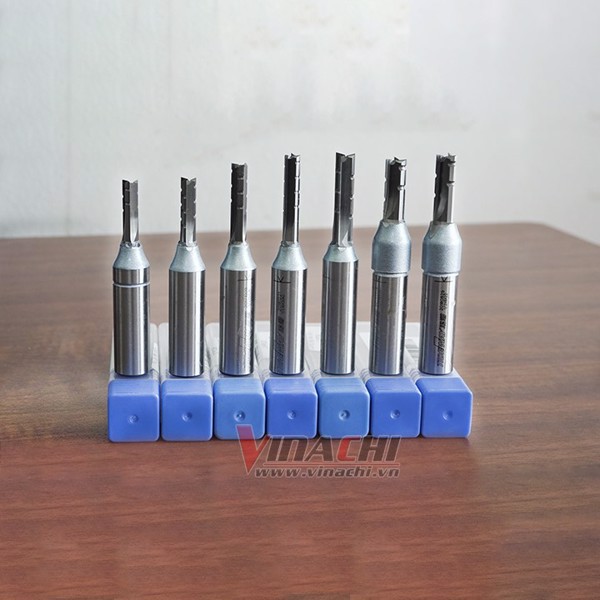 Mũi Cắt CNC Tideway 3 Cánh Cốt 12,7mm - Mũi Cắt CNC Tideway 3 Cánh Cốt cắt sâu, không bám gỗ giúp đẩy mũi khoan nhẹ