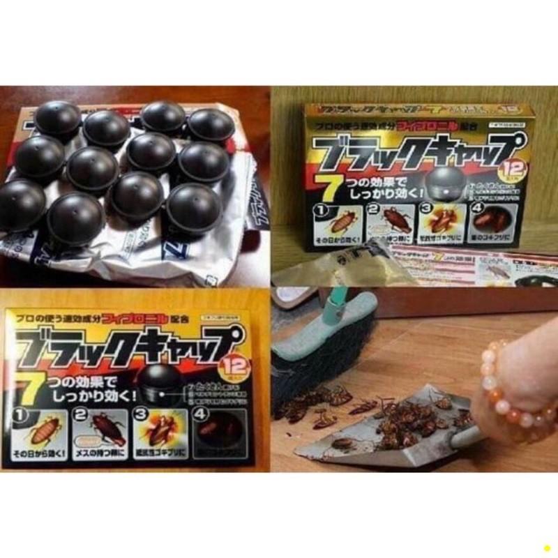 Hộp 12 viên diệt dán Nhật Bản