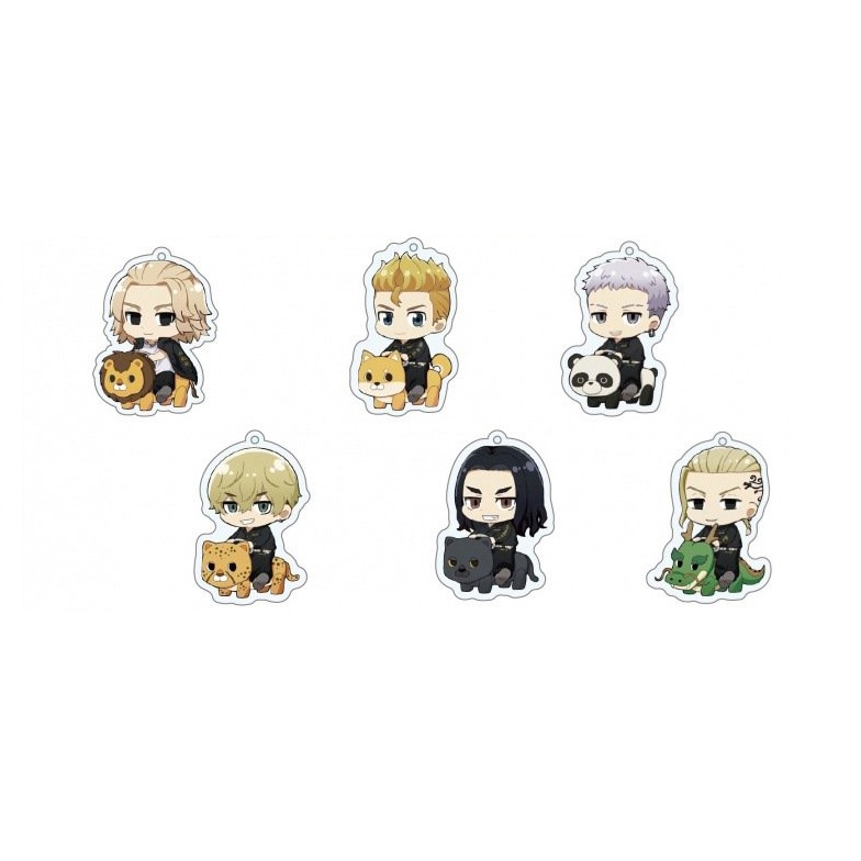 (CƯỠI THÚ) Móc khóa TOKYO REVENGERS Kịch Trường Của Takemichi anime chibi mica trong acrylic xinh xắn độc đáo