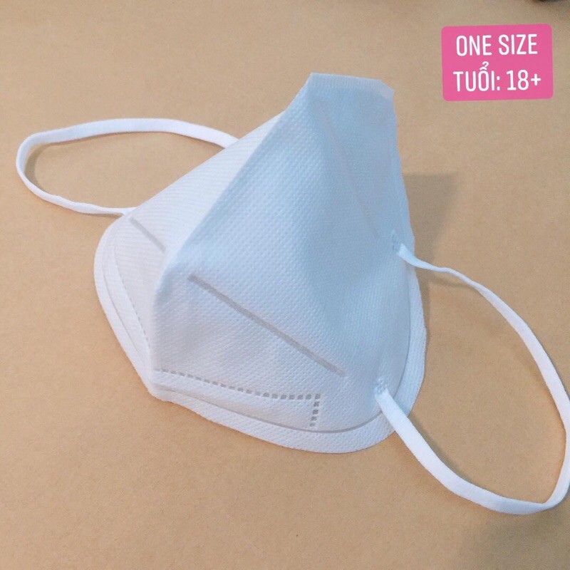 Khẩu trang 3D Mask 4 lớp kháng khuẩn thiết kế siêu vừa vặn màu trắng Khánh An | BigBuy360 - bigbuy360.vn