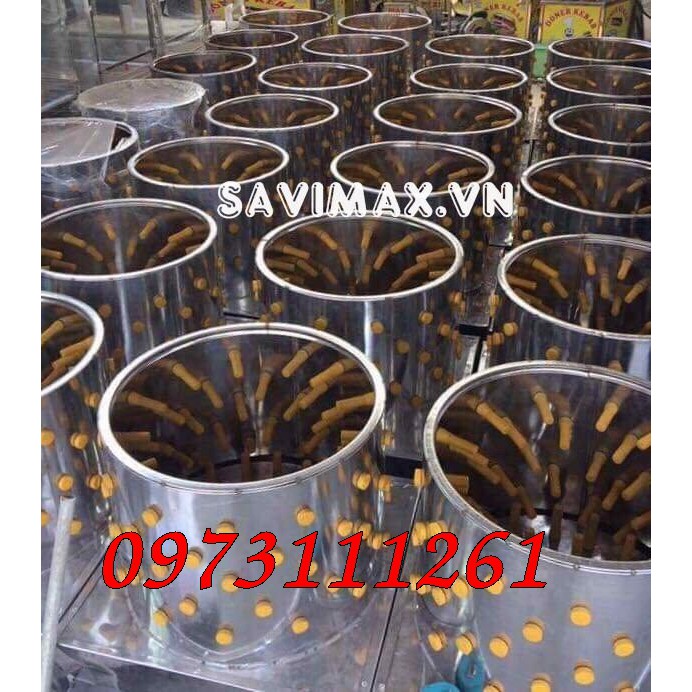 Nơi bán máy vặt lông gà, máy quay lông vịt phi 50 chất liệu inox304- VL50 giá cực rẻ