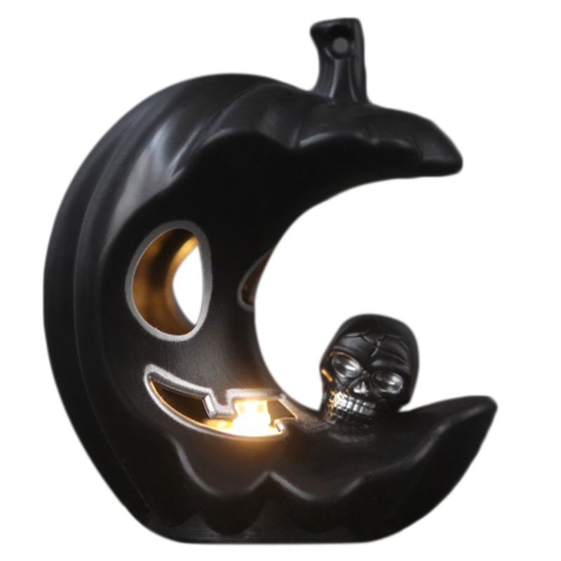 Đèn Led Hình Đầu Lâu Và Quả Bí Ngô Trang Trí Halloween