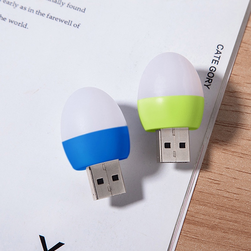 Đèn led ngủ tròn nhỏ bảo vệ mắt có cổng sạc usb cho máy tính