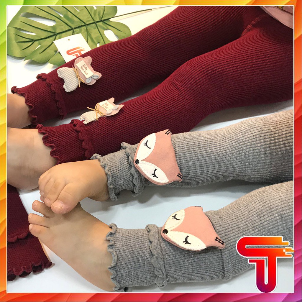 [Hàng Loại 1] Quần Legging Len Tăm Sành Điệu QATE081 cho bé 8-18kg