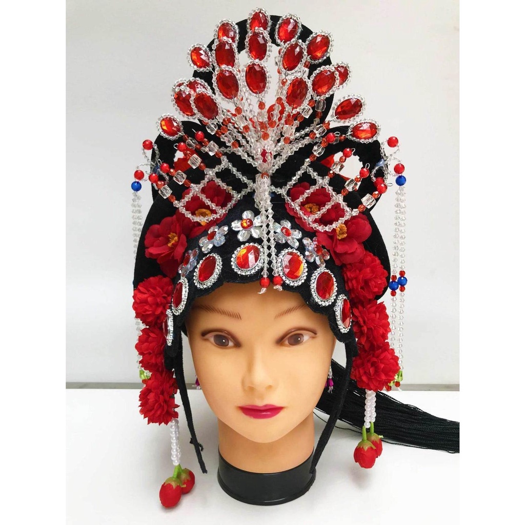 Yangko Băng Đô Đội Đầu Khiêu Vũ Dân Tộc Phong Cách Opera Huadan Kiểu Mới