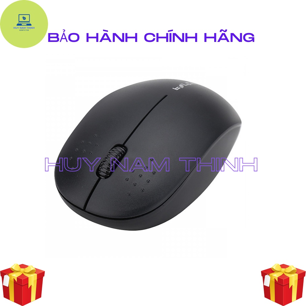 Chuột máy tính không dây Forter V181 bấm êm không tiền ồn, độ nhạy cao tặng kèm pin chính hãng