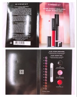 Sample son lì, son bóng Givenchy kèm cọ
