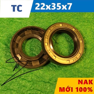 Phớt chặn dầu tc 22x35x7 ( phớt dầu / chắn dầu / lò xo / phớt ben / oil seal tc 22*35*7)