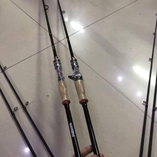 Cần lure Shimano 2 ngọn M + ML cabs gỗ carbon siêu bền