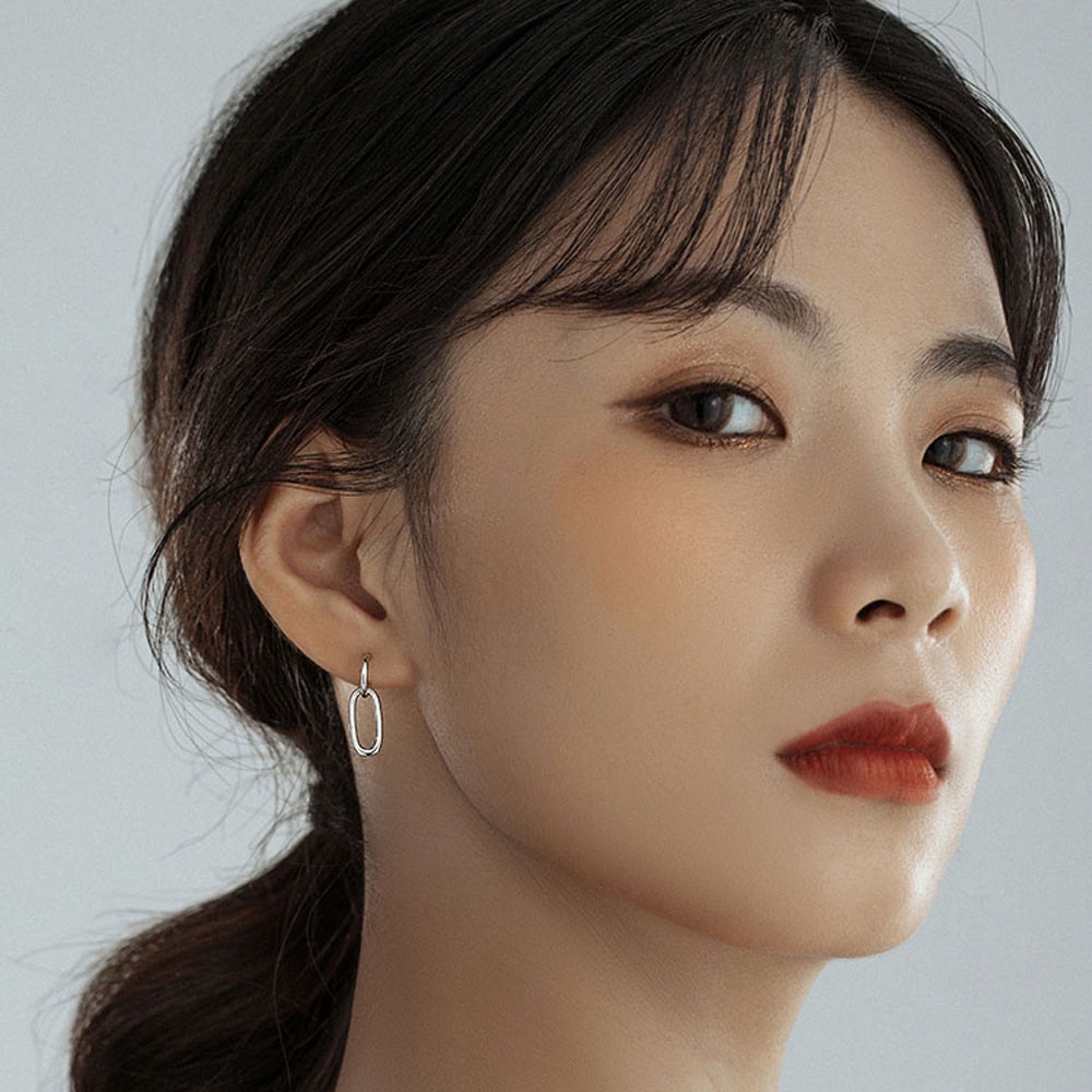 Khuyên Tai Hình Tròn Nhiều Màu Đơn Giản Thời Trang Cho Nữ