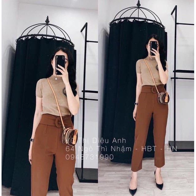 BÁN SỈ ÁO LEN CỔ TRÒN CỘC TAY HÀNG QUẢNG CHÂU LOẠI 1 | BigBuy360 - bigbuy360.vn