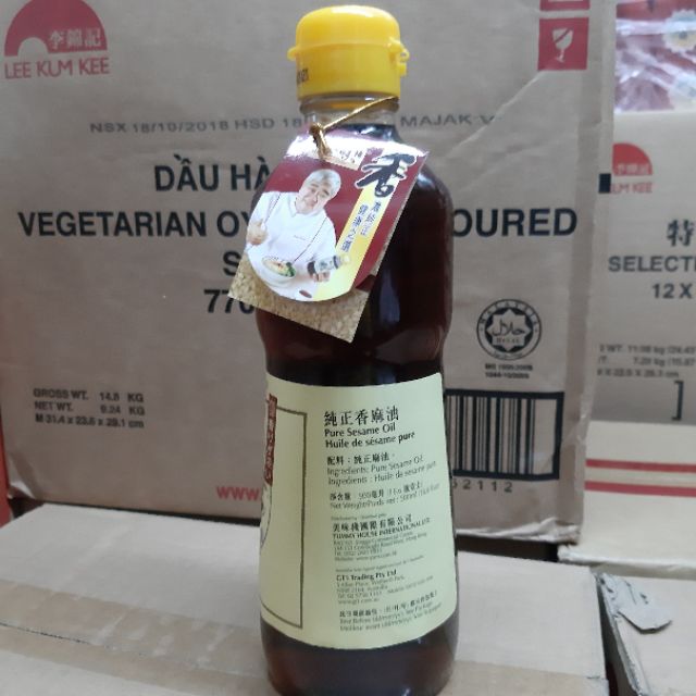 Dầu Mè Nguyên Chất Hong Kong PURE SEASAME OIL 115ml/500ml