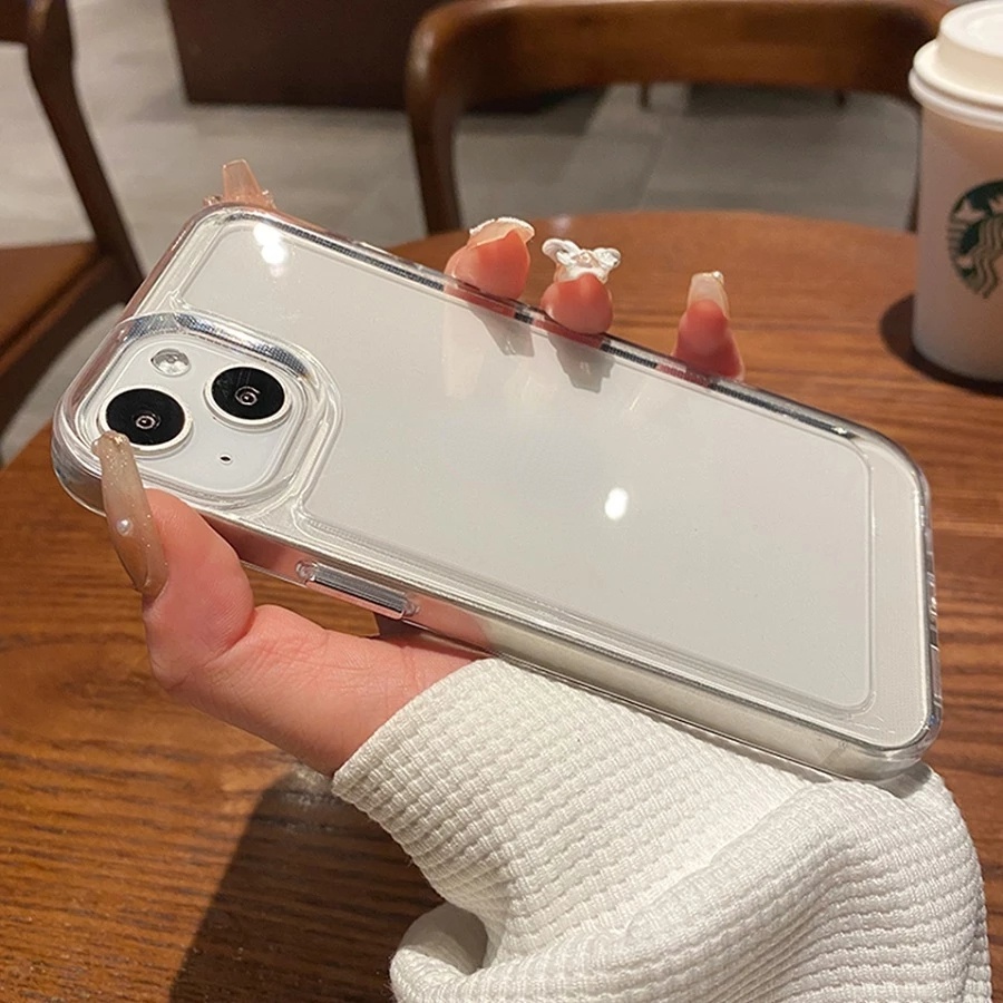 Ốp điện thoại chống sốc trong suốt cho IPHONE 14 13 12 11 PRO MAX XS MAX XR X 7+ 8 PLUS SE 2020