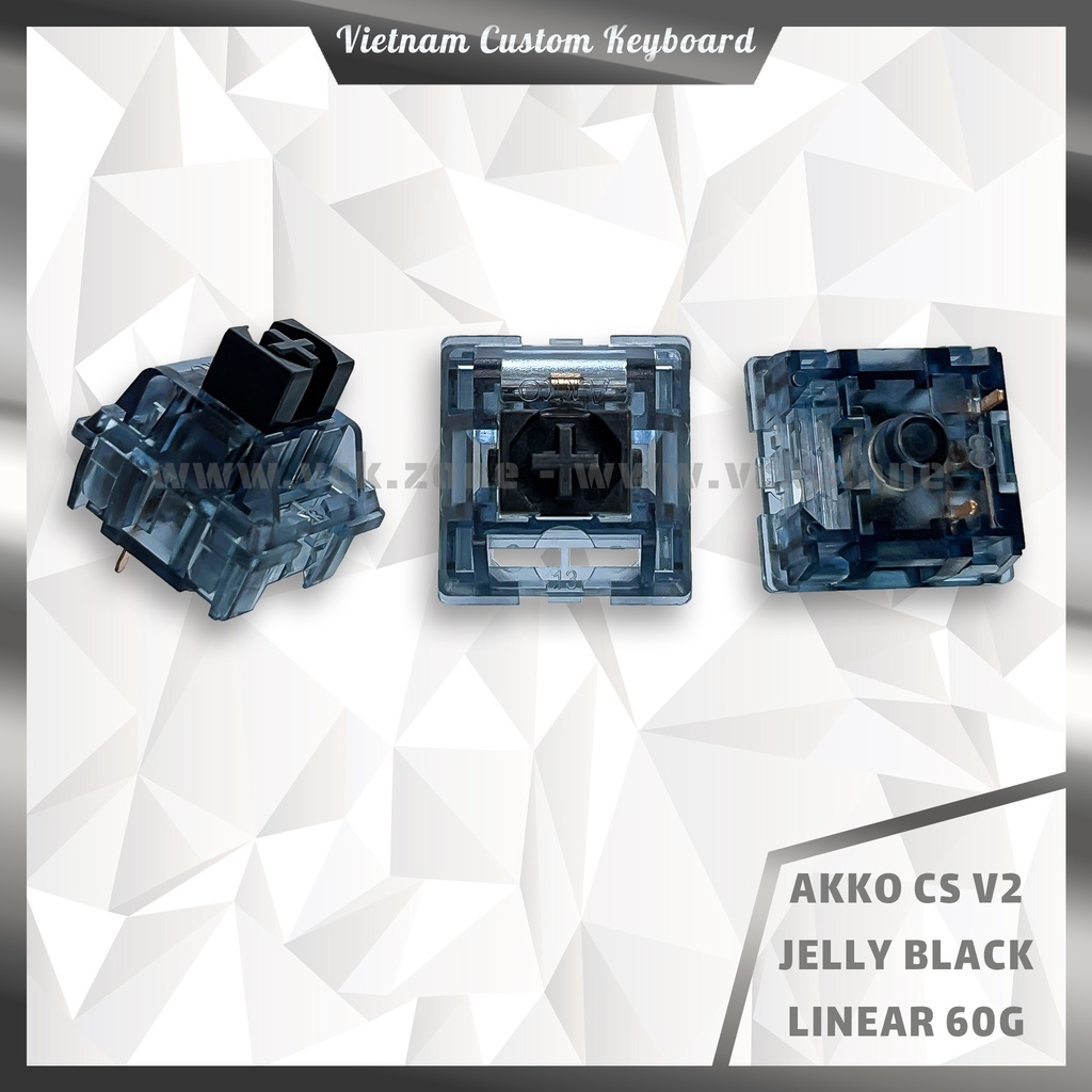 Akko CS V2 Switch | Pack 45 Switch Fullbox | Linear/Tactile | Rẻ Đẹp Hiệu Năng Cao | Jelly | Starfish | Sponge | VCK