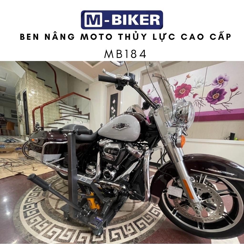Ben nâng xe moto thủy lực di chuyển cho xe Harley davidson, Triumph, Cruiser, classic, Mbiker MB184