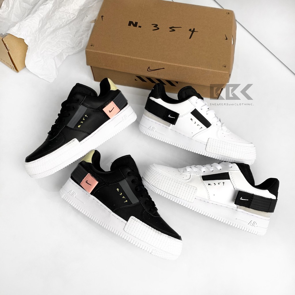 Giày A.F.1 Type Black Pink Tint n354