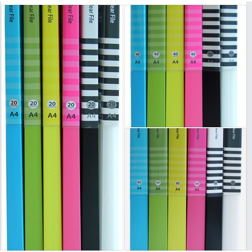 Bìa Lá Plus Happy Color  20/40/60 lá 3 lớp