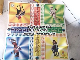BỘ CỜ CÁ NGỰA GIÁ RẺ GIẤY có bán sỉ hình thật shop tự chụp