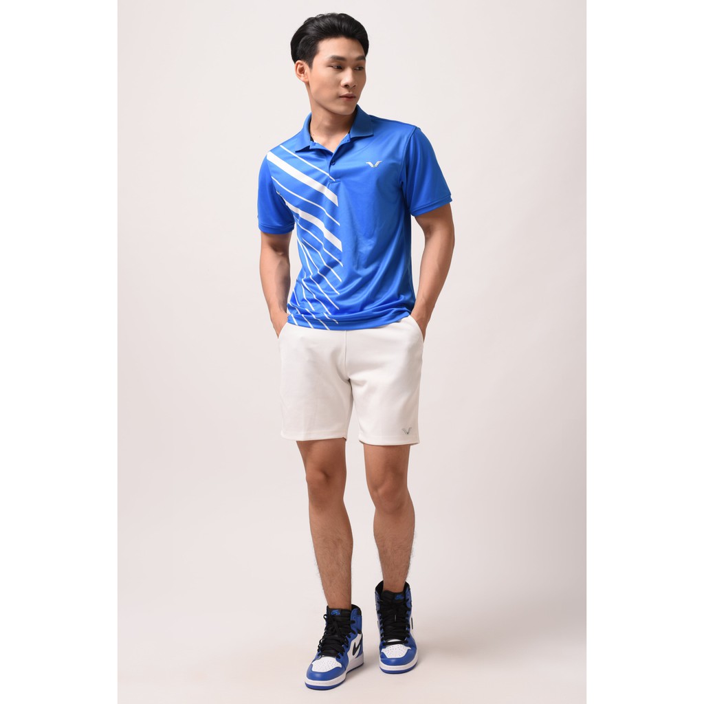 Áo Cầu Lông Nam Cổ Trụ AVP06 Vina Sport- Lapi VN Áo Tập Gym Tennis , Chất Thun Thấm Hút Mồ Hôi, Thoáng Mát, Full Size