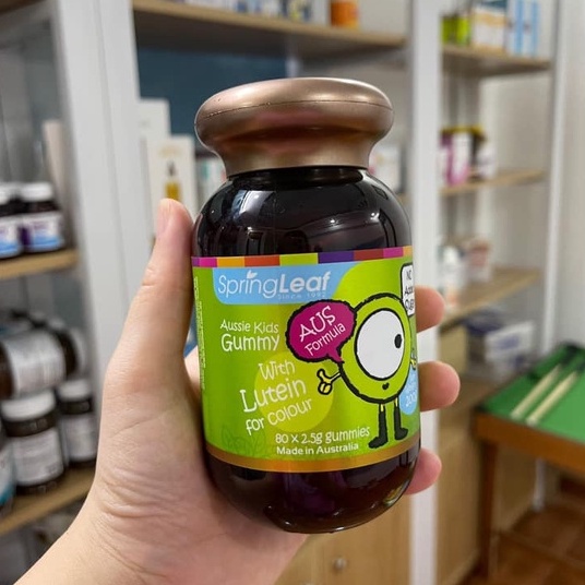 Kẹo Gum Sáng mắt Tăng Cường Thị Lực Spring Leaf Aussie Lutein Kids Gummy