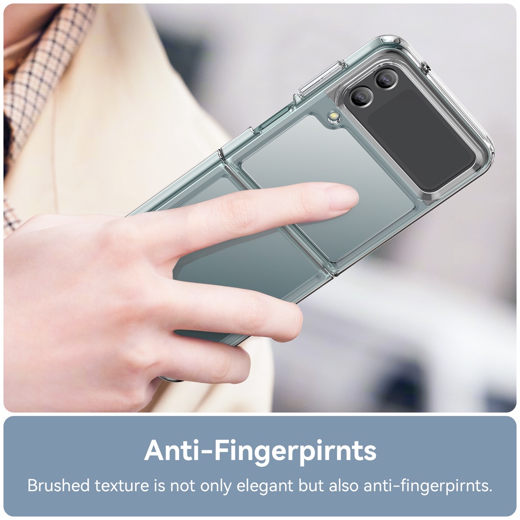 Ốp Điện Thoại Acrylic Cứng Bảo Vệ Chống Rơi Cho Samsung Galaxy Z Flip 4 5G Flip4 Zflip4 Samsung Flip4