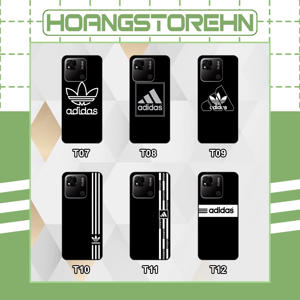 Ốp Xiaomi Redmi 10A in hình thương hiệu a.d.i.d.a.s siêu đẹp (T07 - T12)