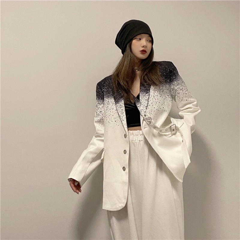 TKLIHN Áo khoác VEST ulzzang Áo khoác BLAZER ULZZANG loang màu HOT FASHION thiết kế ĐỘC LẠ cá tính 2021 KÈM 2 ẢNH THẬT | BigBuy360 - bigbuy360.vn