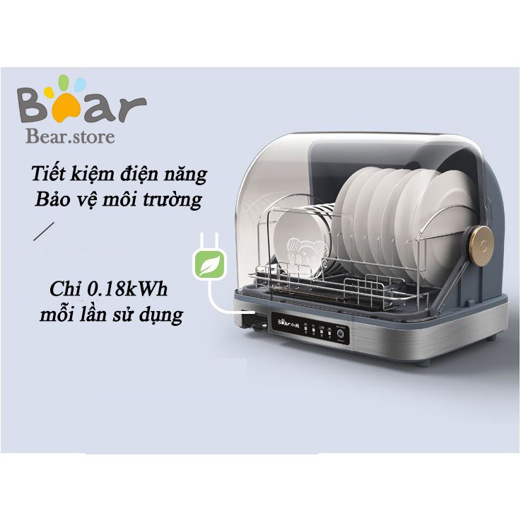 Máy sấy bát đũa, khử trùng bình sữa cho em bé Bear 40 lít (hàng order đặt 10 ngày)