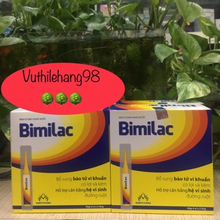 (04/2019-04/2022) BIMILAC men vi sinh dạng nước cho bé combo 2 hộp