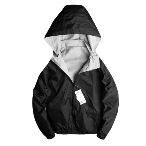 Áo Khoác Gió 2 mặt có mũ,2 lớp gió dầy dặn,chống nước,che nắng, mưa, mũ giấu được vào cổ áo