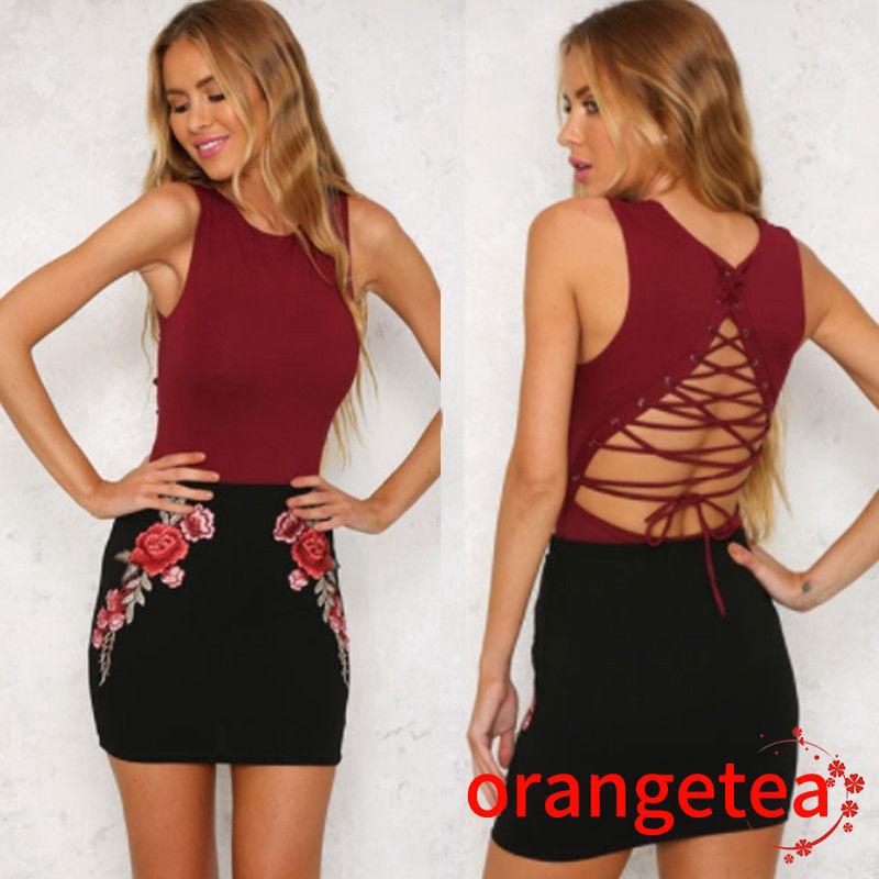 Bộ bodysuit ren liền thân cổ chữ V không tay cho nữ | BigBuy360 - bigbuy360.vn