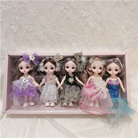 Hộp Quà Tặng Búp Bê Công Chúa Barbie 17cm