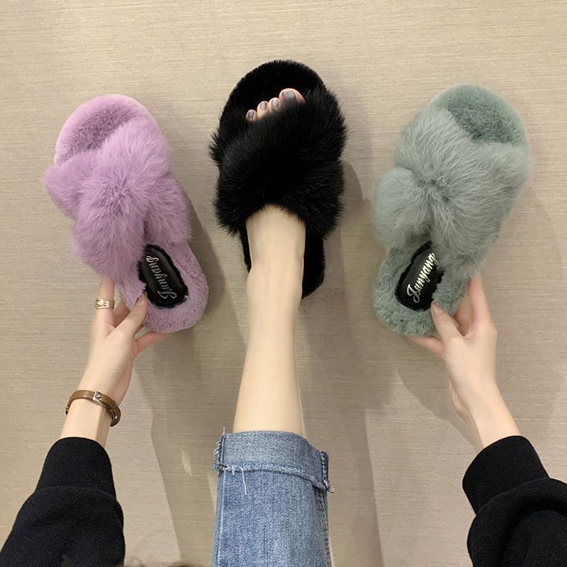 Dép Bông Đi Trong Nhà Thiết Kế Mới Thời Trang Dành Cho Mùa Thu Đông