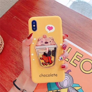 ỐP LƯNG IPHONE - ỐP GẤU TÚI NƯỚC CUTE