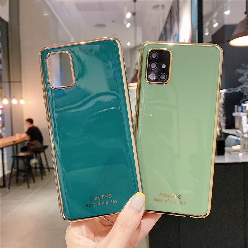 Ốp Điện Thoại Silicone Mạ Màu Cho Samsung Galaxy Note 20 Ultra 8 9 10 Lite Pro A5 A6 A7 A8 Plus 2018