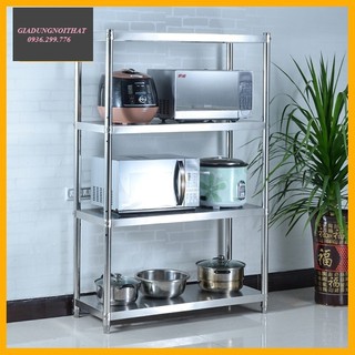 RE0144 Kệ bếp inox 4 tầng 100x60x35cm - Kệ inox 4 tầng