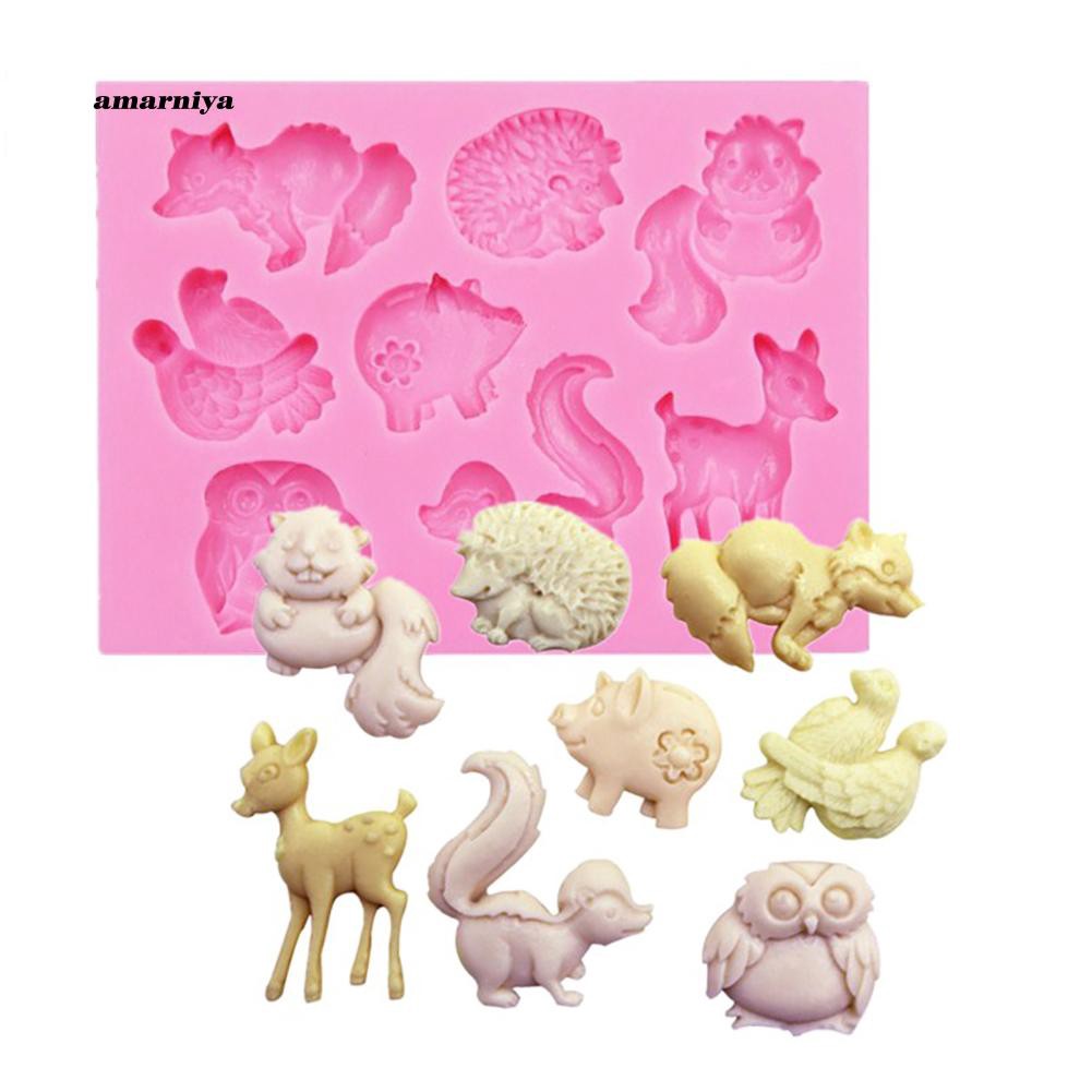 Khuôn silicon làm bánh đa năng tiện dụng hình chú sóc sáng tạo